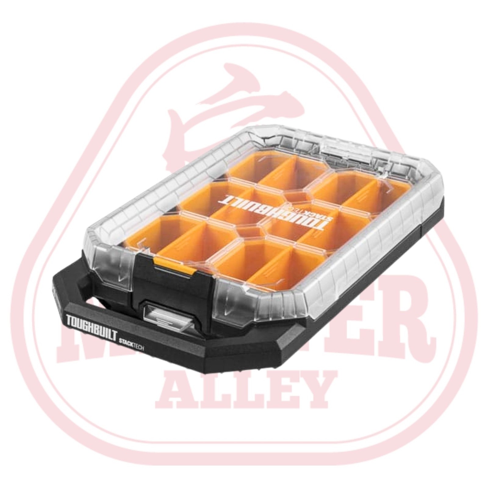 TOUGHBUILT TB TB-B1-0-10C 透明顶多间格零件工具箱