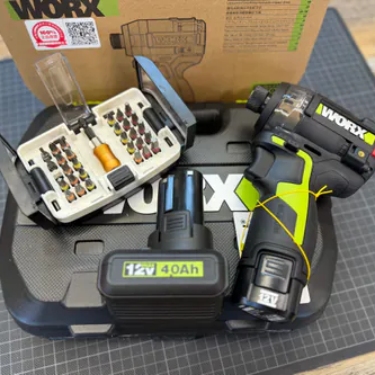 WORX 威克士 12V 无刷液压电批 4.0Ah + 2.0Ah锂电套装